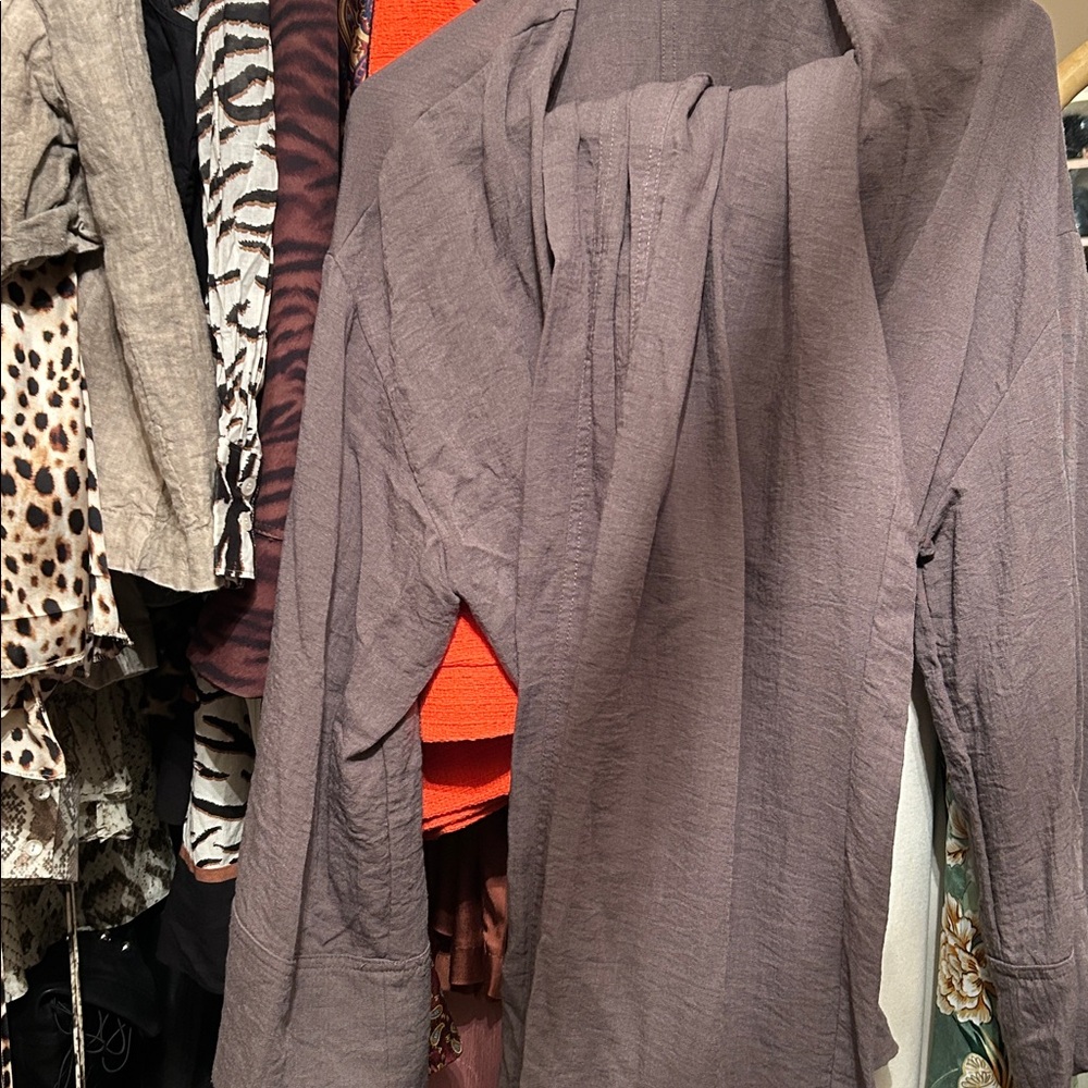 Zara Dark Grey Linen Set